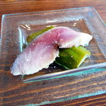 フレンチレストラン・プレジール - アミューズ（金華さばとピクルス）＠Plaisir◎2008/9