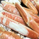 せきのや - 蒸したカニ身はプリプリ旨み凝縮