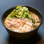 イベリコ豚肉うどん