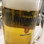 酒のデパート ヒトモト 立ち呑みカウンター - 生ビール