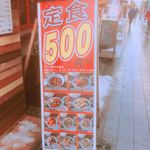 泰陽飯店 - 外看板【平成30年1月23日撮影】