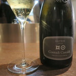 オステリア・オリエーラ - 30年2月　Franciacorta Brut Saten Contadi Castaldi 2010