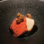 エクアトゥール - 30年2月　苺　黒蜜　パンナコッタ