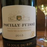 モンプチコションローズ - 30年2月　J. L. Quinson Pouilly Fuissé La Joue du Roy 2015