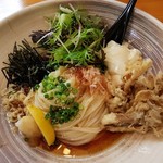 【2018/2】豆腐と舞茸天のぶっかけ