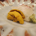 うを徳 - 明石の鯛、江差の雲丹そして湯葉