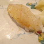 うを徳 - 平目の昆布〆