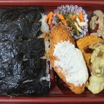 デイリーヤマザキ - ⑨白身フライ海苔弁当
