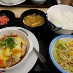 松屋 - チーズタッカルビ特盛です