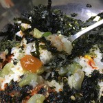 一味 カンジャンケジャン - カンジャンケジャン、ご飯、海苔、鉄板の相性です。