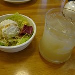 ポポラマーマ - ポテトサラダ＆グレープフルーツジュース