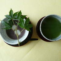 江戸懐石 若福 - 食後の百五ぜんざいと緑茶