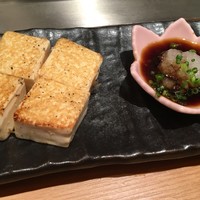 鉄板DINING O - 豆腐ステーキ
                  ('2017.12月)