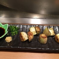 鉄板DINING O - 鉄板とろとろ焼なす
                ('2017.12月)