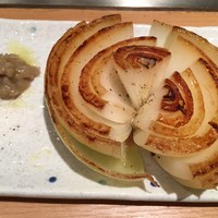 鉄板DINING O - 淡路島産玉ねぎの鉄板焼き
                ('2017.12月)