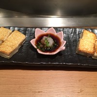 鉄板DINING O - 豆腐ステーキ
                ('2017.12月)