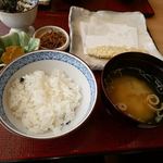 お料理 とみやま - ごはんとお味噌汁　2018.2
