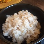 ナチュラルカフェ＋ショップ hanahaco  - 玄米ご飯