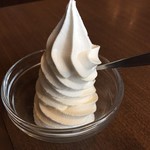 じゃんじゃか - デザートのソフトクリームもしっかりしたお味で美味しかったです。