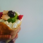 クレープリー チロル - 梅恋～濃い抹茶プリン～￥１０００