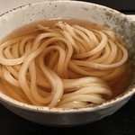 極浄うどん うだま - ひやかけ550円（税込）
