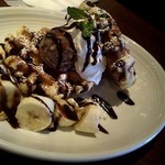 kawara CAFE＆DINING -FORWARD- - チョコバナナワッフル