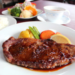 Special Dinner Set Beef Spencer Roll Steak (with Soup, Salad, and Rice) 180g