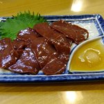 ちぼ小料理店 - 和牛レバ刺し：650円