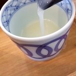 まん作 - そば湯だけも当然美味しい♡