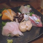 函館開陽亭別邸大三坂 - お刺身（盛り合わせ小磯盛り）
