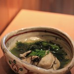 Teuchi Towari Soba Shimpochouen - 牡蠣と若芽のさっとに