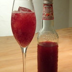 東 - ◆車でしたので「ブラッドオレンジジュース（780円）」を。微炭酸で美味しい。