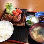 ゑちごや - ツナハンバーグ定食 ¥750