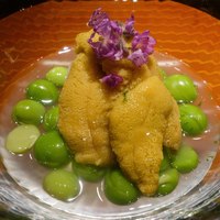 紀風 - うすい豆，塩水ウニ，大名タケノコ