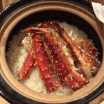 銀座 しのはら - [ご飯]
      たらば蟹と雲丹のご飯
