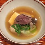 銀座 しのはら - [鴨鍋]
      真鴨、粟麩、豆腐、ねぎ、鶉つくね