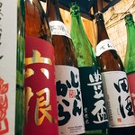 Kaisensakaba Hamayaki Gyokou - 地元の地酒多数取り扱い。甘口から辛口まで