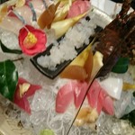 勝美 - 大皿お造り盛り。