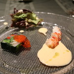 オマールエビサラダ仕立て