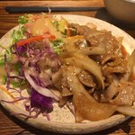 味噌めしや まるたま - しょうが焼き アップ！