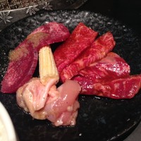 東京焼肉 平城苑 浅草総本店 - レディースセットのお肉たち