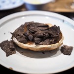 やまぐち - 松葉蟹とリンゴのカリフラワーグラタン　黒トリュフの香り