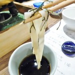 蔵人厨 金鯱 - ザルきしめんはコシが強い