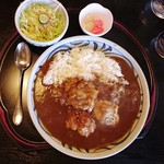 やまぶきの里レストラン　宇野屋 - ジャンボチキンカレー…税抜1020円