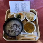 さるや - 鴨社の小豆粥