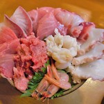 梅原水産 - 海鮮丼（1380円）