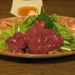 酒菜坊 橋蔵 - 大山地鶏レバ刺