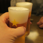 酒菜坊 橋蔵 - サッポロ生ビール（小？）