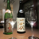 日本料理 TOBIUME - ⑧飛露喜 特別純米かすみざけ⑨十四代 中取り純米吟醸 播州 愛山