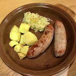 Saizeriya - 野菜ソースのグリルソーセージ